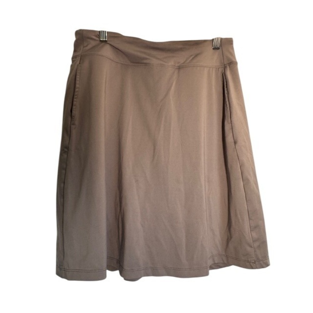 Yogipace Women's Skirt Athleisure Tan Activewear Skort Size S